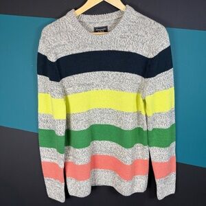 Abercrombie & Fitch Striped Crewneck Sweater -  100% cotton size M